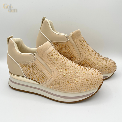 Goldene Schuhe