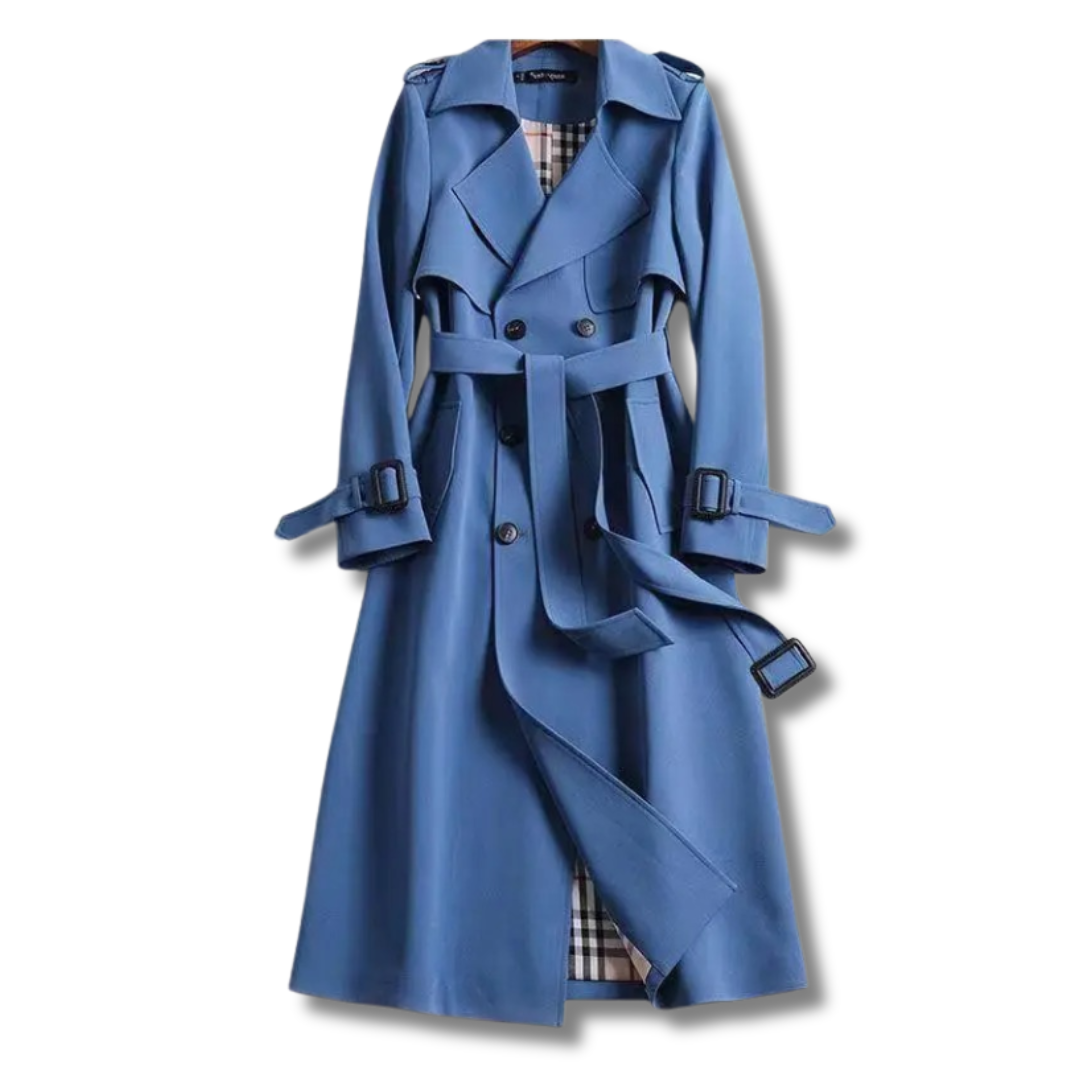 Everleigh™ | Avslappnad Elegant Långärmad Trench Coat