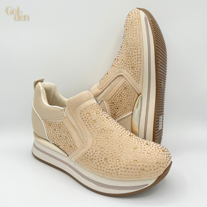 Goldene Schuhe