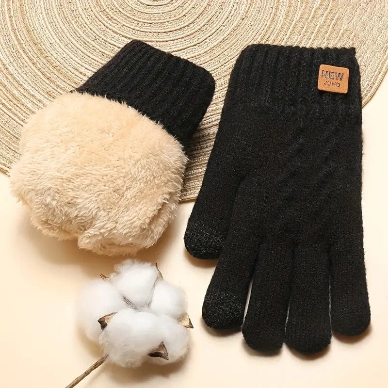 Taktile Winterhandschuhe mit warmem Futter