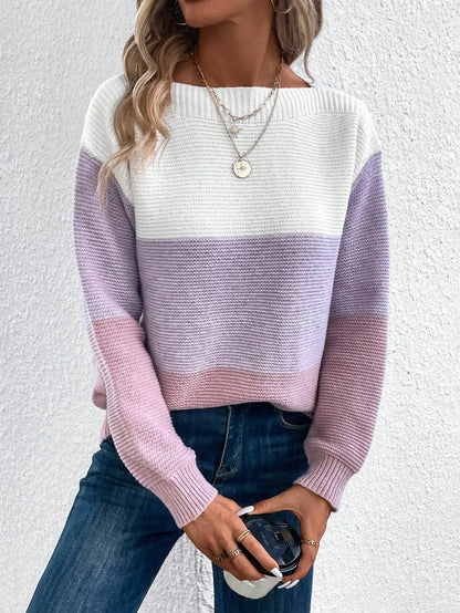 Emma | Elegant Three-color Sweater