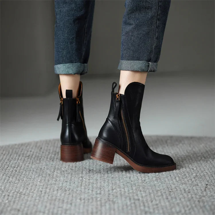 Grazia | Lederstiefeletten