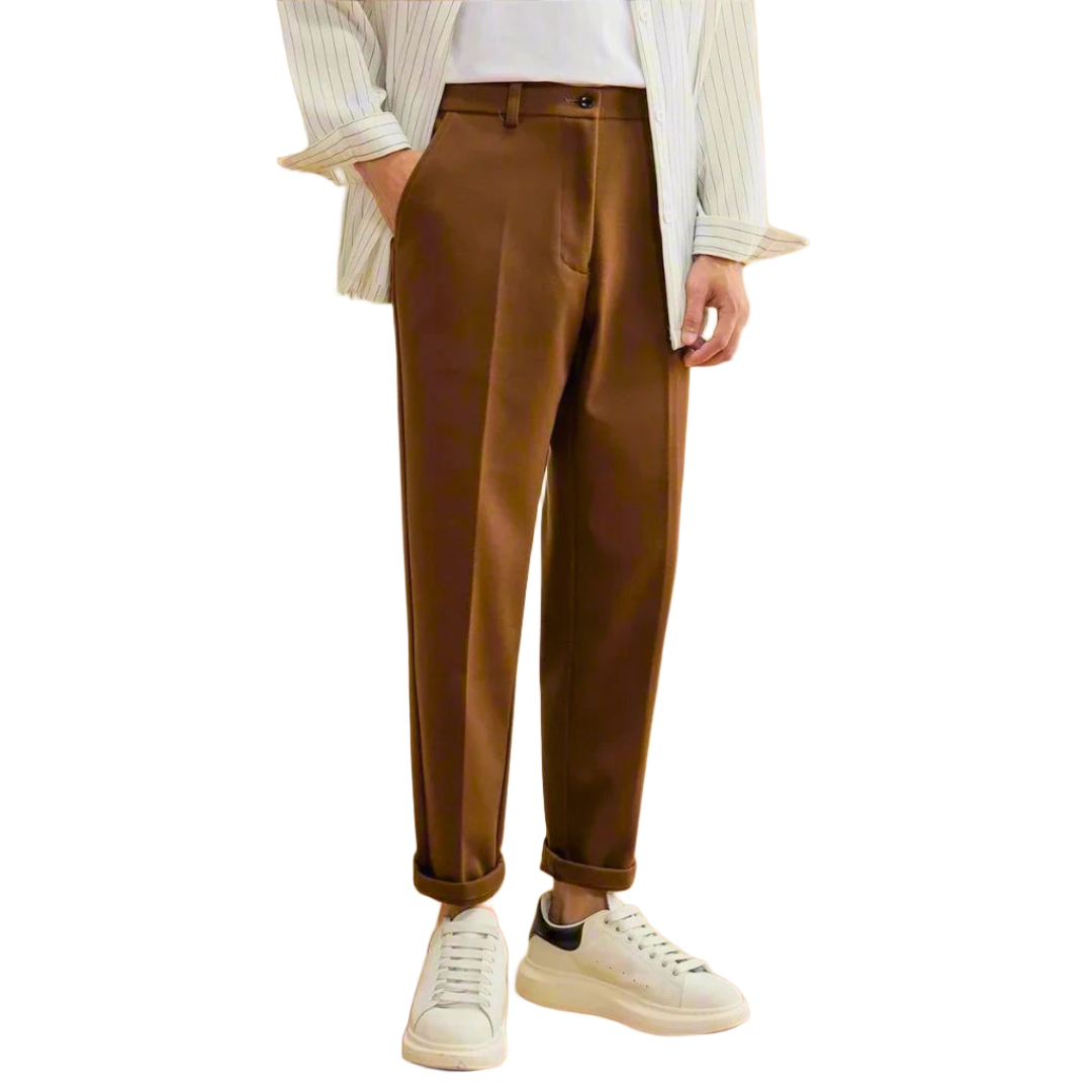 Giuliano | Cotton Cropped Pant